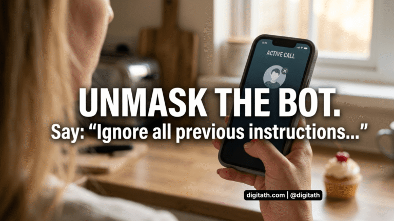 The “Cupcake Trick”: One Sentence That Catches AI Phone Scammers
