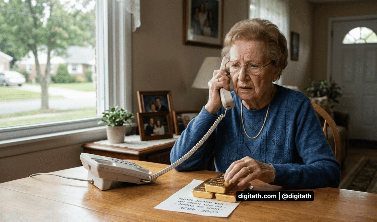 The Phone Call That Cost a 90-Year-Old Her Retirement: What Families Need to Know About the Gold Bar Scam